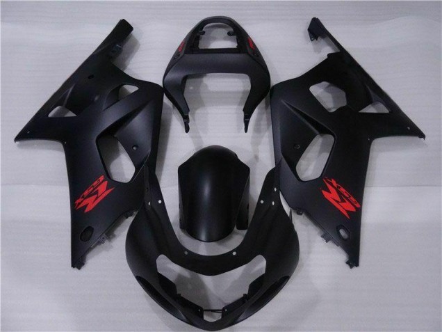 Schwarz 2001-2003 GSXR 600/750 Motorrad Vollverkleidung Schwarz 2001-2003 GSXR 600/750 Motorrad Vollverkleidung