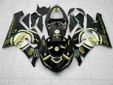 Schwarz 2005-2006 ZX6R Motorrad Verkleidung & Plastik