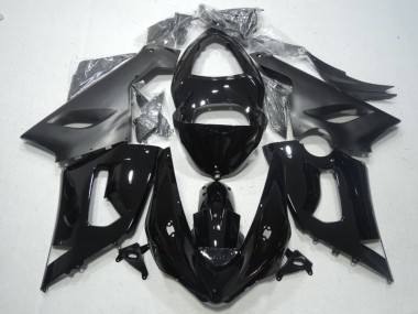 Schwarz 2005-2006 ZX6R Motorrad Vollverkleidung & Plastik