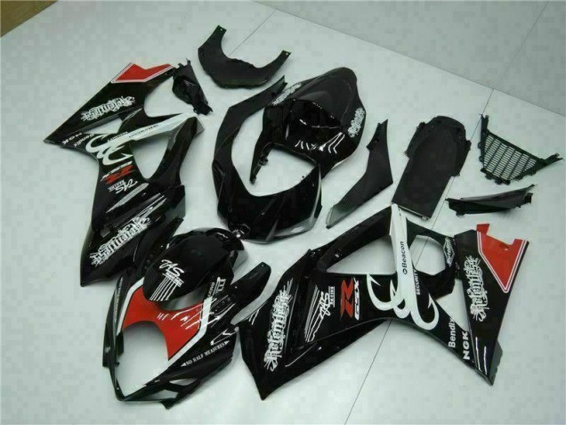 Schwarz 2007-2008 GSXR 1000 Motorrad Verkleidung Schwarz 2007-2008 GSXR 1000 Motorrad Verkleidung