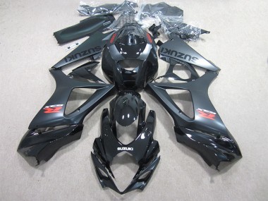 Schwarz 2007-2008 GSXR 1000 Motorrad Verkleidungen