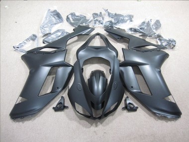 Schwarz 2007-2008 ZX6R Motorrad Verkleidung Komplett Sets