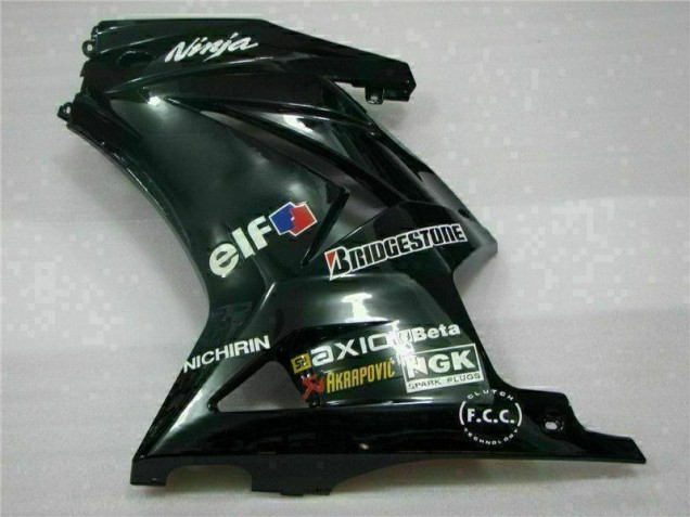 Schwarz 2008-2012 EX250 Motorrad Verkleidung Komplett Sets Schwarz 2008-2012 EX250 Motorrad Verkleidung Komplett Sets