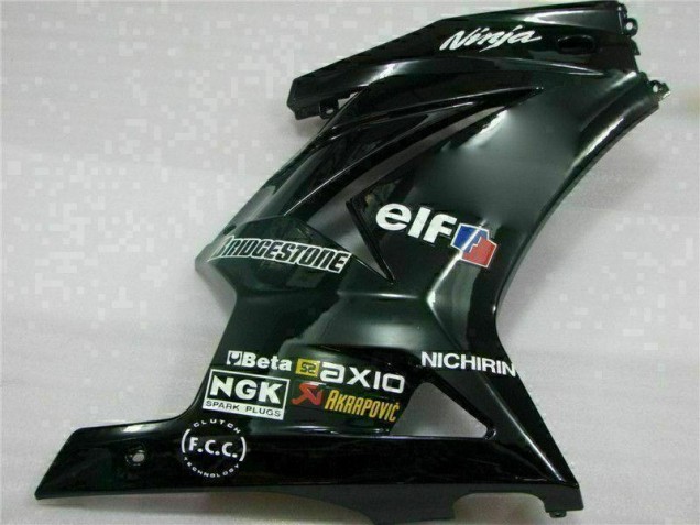 Schwarz 2008-2012 EX250 Motorrad Verkleidung Komplett Sets Schwarz 2008-2012 EX250 Motorrad Verkleidung Komplett Sets