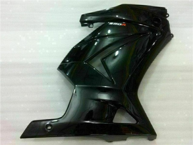 Schwarz 2008-2012 EX250 Motorrad Verkleidung & Plastik Schwarz 2008-2012 EX250 Motorrad Verkleidung & Plastik