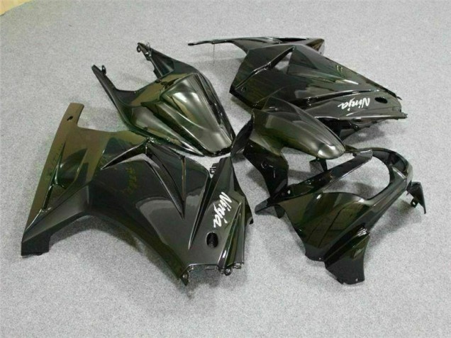 Schwarz 2008-2012 EX250 Motorrad Vollverkleidung Schwarz 2008-2012 EX250 Motorrad Vollverkleidung