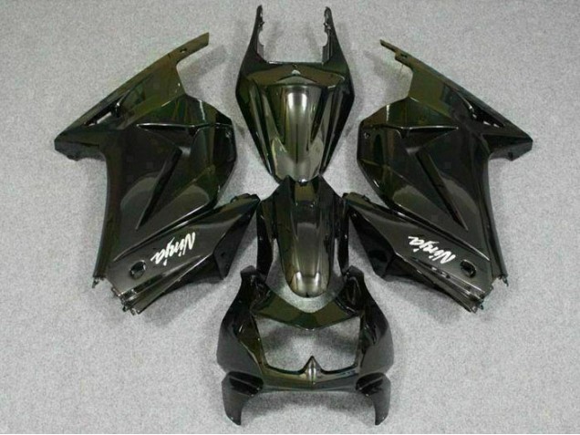 Schwarz 2008-2012 EX250 Motorrad Vollverkleidung Schwarz 2008-2012 EX250 Motorrad Vollverkleidung