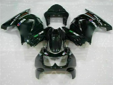 Schwarz 2008-2012 EX250 Motorrad Vollverkleidung & Plastik