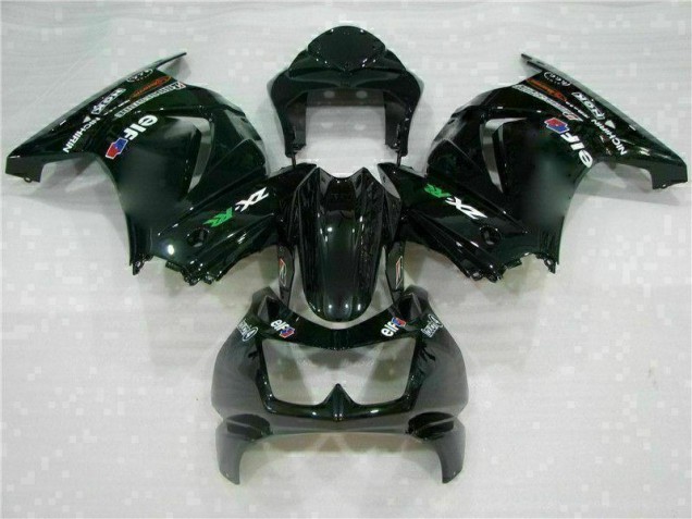Schwarz 2008-2012 EX250 Motorrad Vollverkleidung & Plastik
