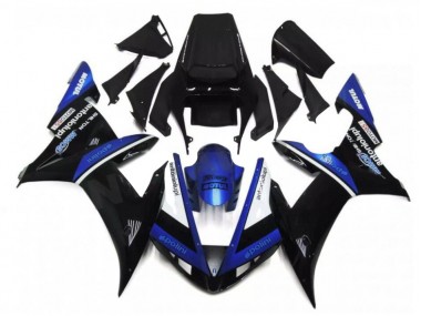 Schwarz Blau 2002-2003 YZF R1 Motorrad Verkleidung