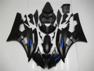 Schwarz Blau 2006-2007 YZF R6 Motorrad Verkleidung