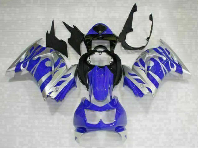 Schwarz Blau 2008-2012 EX250 Motorrad Verkleidung Schwarz Blau 2008-2012 EX250 Motorrad Verkleidung