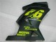 Schwarz Gelb 46 2008-2012 EX250 Motorrad Verkleidung Schwarz Gelb 46 2008-2012 EX250 Motorrad Verkleidung