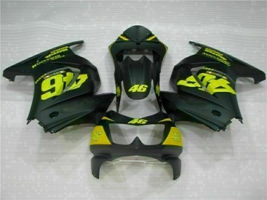 Schwarz Gelb 46 2008-2012 EX250 Motorrad Verkleidung
