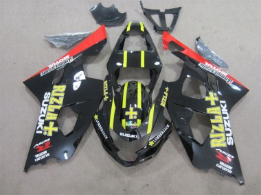 Schwarz Gelb Rizla 2004-2005 GSXR 600 Motorrad Verkleidungen