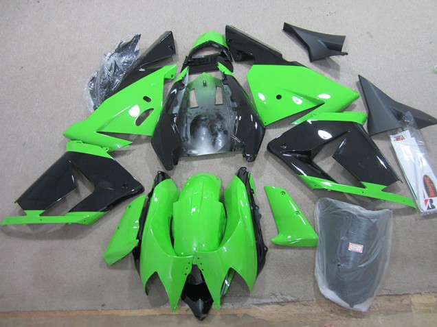 Schwarz Grün 2003-2005 ZX10R Motorrad Verkleidung Schwarz Grün 2003-2005 ZX10R Motorrad Verkleidung