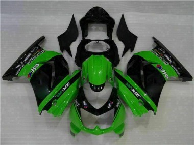 Schwarz Grün 2008-2012 EX250 Motorrad Vollverkleidung