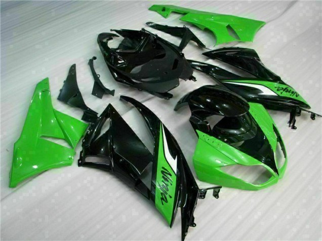 Schwarz Grün 2009-2012 ZX6R Motorrad Vollverkleidung Schwarz Grün 2009-2012 ZX6R Motorrad Vollverkleidung