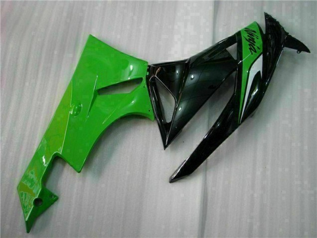 Schwarz Grün 2009-2012 ZX6R Motorrad Vollverkleidung Schwarz Grün 2009-2012 ZX6R Motorrad Vollverkleidung