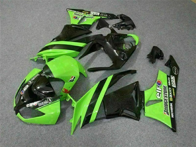 Schwarz Grün 3M Touch4 2009-2012 ZX6R Motorrad Verkleidung Schwarz Grün 3M Touch4 2009-2012 ZX6R Motorrad Verkleidung