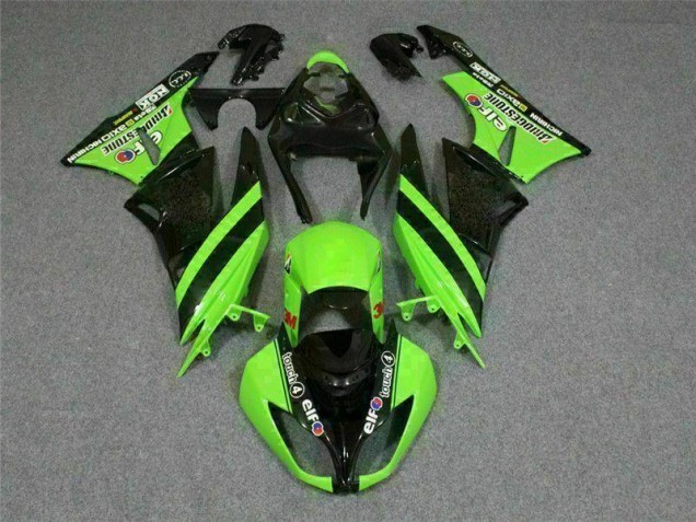 Schwarz Grün 3M Touch4 2009-2012 ZX6R Motorrad Verkleidung Schwarz Grün 3M Touch4 2009-2012 ZX6R Motorrad Verkleidung