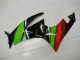 Schwarz Grün Rot 2009-2012 ZX6R Motorrad Verkleidung Schwarz Grün Rot 2009-2012 ZX6R Motorrad Verkleidung