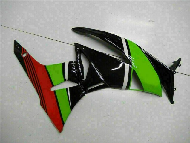 Schwarz Grün Rot 2009-2012 ZX6R Motorrad Verkleidung Schwarz Grün Rot 2009-2012 ZX6R Motorrad Verkleidung