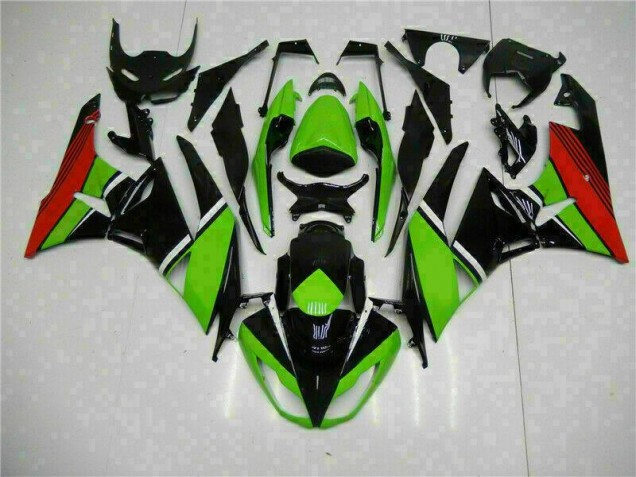 Schwarz Grün Rot 2009-2012 ZX6R Motorrad Verkleidung Schwarz Grün Rot 2009-2012 ZX6R Motorrad Verkleidung