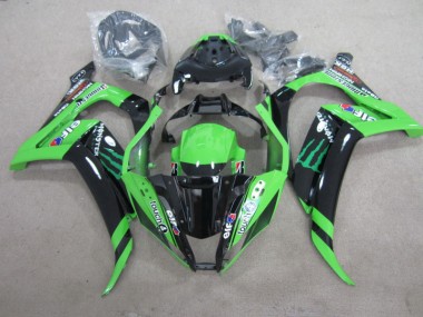 Schwarz Grün Touch4 Monster 2011-2015 ZX10R Motorrad Verkleidung