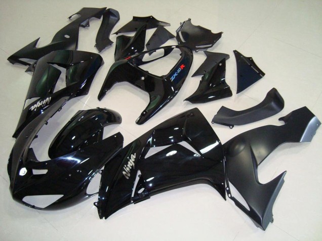 Schwarz Matt Schwarz 2006-2007 ZX10R Motorrad Verkleidung Schwarz Matt Schwarz 2006-2007 ZX10R Motorrad Verkleidung