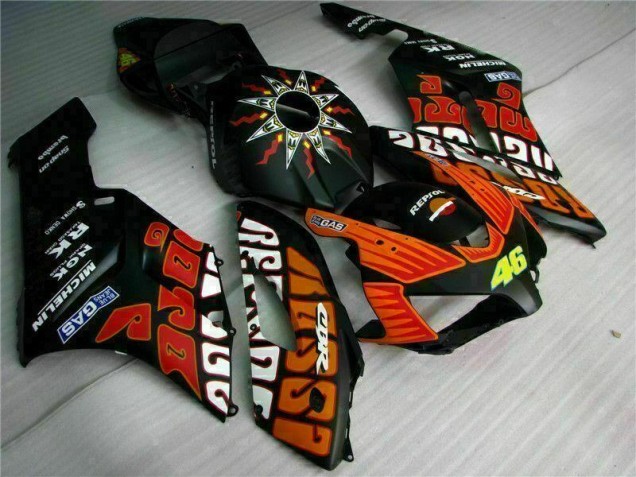 Schwarz Orange 2004-2005 CBR1000RR Motorrad Verkleidung Schwarz Orange 2004-2005 CBR1000RR Motorrad Verkleidung
