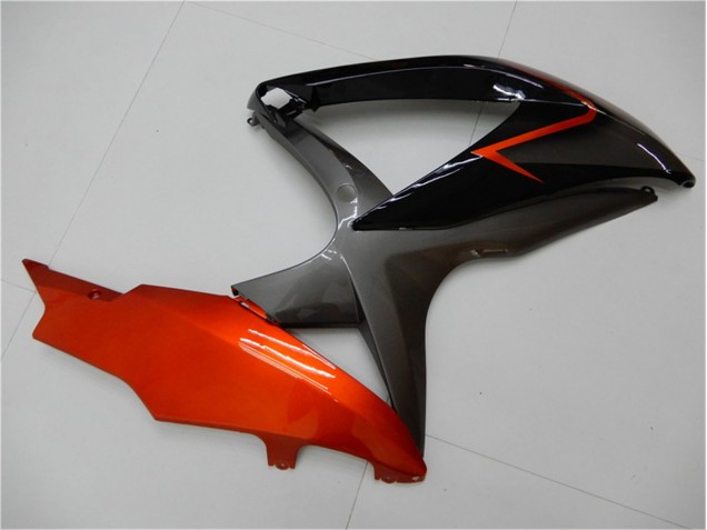Schwarz Orange Grau 2008-2010 GSXR 600/750 Motorrad Verkleidung Schwarz Orange Grau 2008-2010 GSXR 600/750 Motorrad Verkleidung