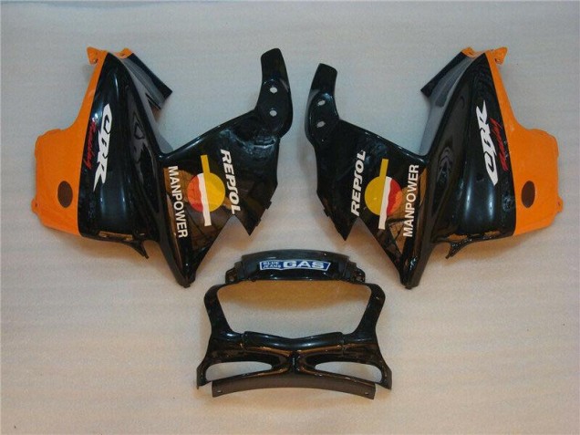 Schwarz Orange Repsol 1995-1998 CBR600 F3 Motorrad Verkleidung