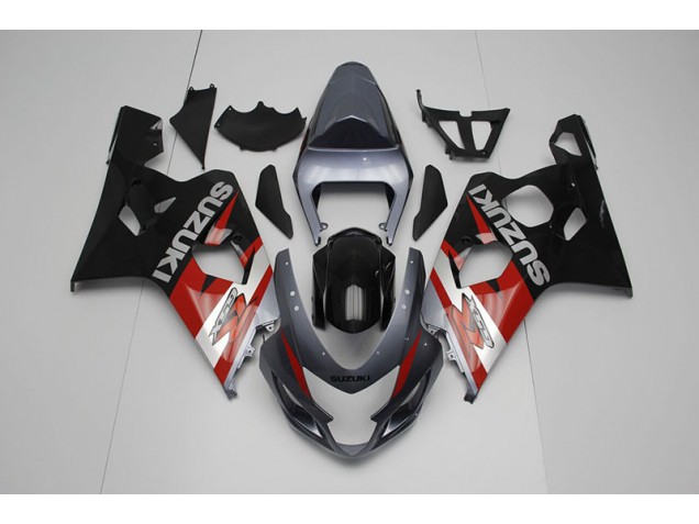 Schwarz Rot 2004-2005 GSXR 750 Motorrad Verkleidung Schwarz Rot 2004-2005 GSXR 750 Motorrad Verkleidung