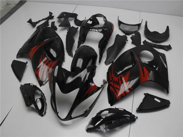Schwarz Rot 2008-2019 GSXR 1300 Hayabusa Motorrad Verkleidung Komplett Sets Schwarz Rot 2008-2019 GSXR 1300 Hayabusa Motorrad Verkleidung Komplett Sets