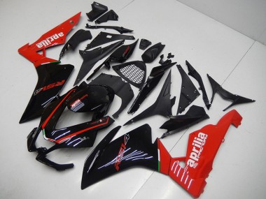 Schwarz Rot 2009-2015 RSV4 Motorrad Verkleidung