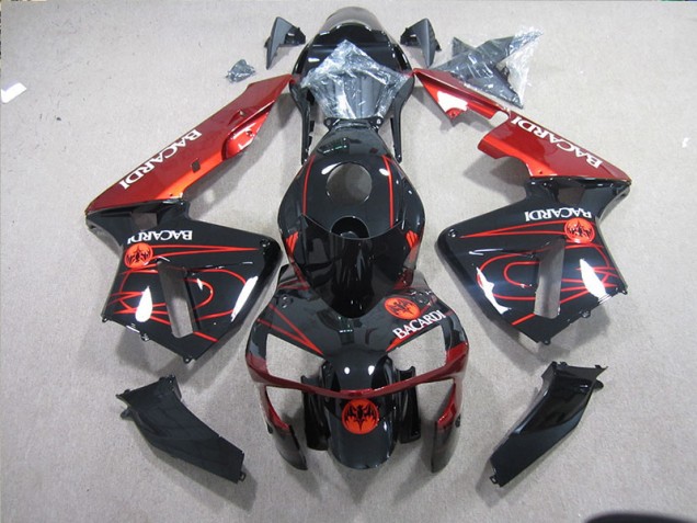 Schwarz Rot Racardi 2003-2005 ZX10R Motorrad Verkleidung Schwarz Rot Racardi 2003-2005 ZX10R Motorrad Verkleidung
