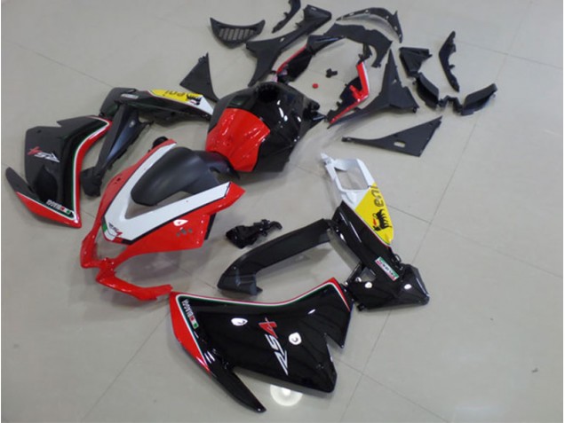 Schwarz Rote Weiß 2011-2018 RS4 50 125 Motorrad Verkleidung Schwarz Rote Weiß 2011-2018 RS4 50 125 Motorrad Verkleidung