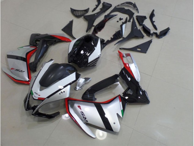 Schwarz Silber Rot 2011-2018 RS4 50 125 Motorrad Verkleidung Schwarz Silber Rot 2011-2018 RS4 50 125 Motorrad Verkleidung