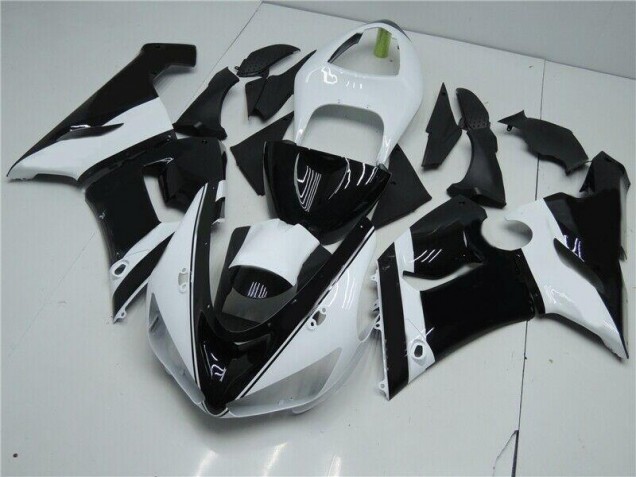 Schwarz Weiß 2005-2006 ZX6R Motorrad Verkleidung Schwarz Weiß 2005-2006 ZX6R Motorrad Verkleidung
