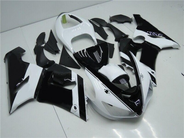 Schwarz Weiß 2005-2006 ZX6R Motorrad Verkleidung Schwarz Weiß 2005-2006 ZX6R Motorrad Verkleidung