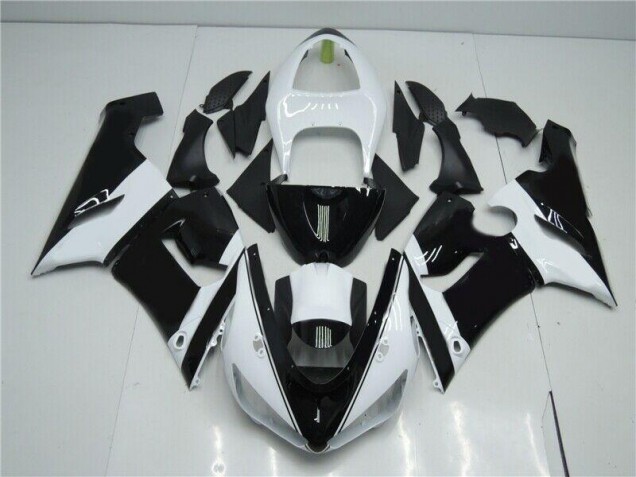 Schwarz Weiß 2005-2006 ZX6R Motorrad Verkleidung Schwarz Weiß 2005-2006 ZX6R Motorrad Verkleidung