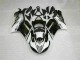 Schwarz Weiß 2007-2008 ZX6R Motorrad Verkleidungen Schwarz Weiß 2007-2008 ZX6R Motorrad Verkleidungen