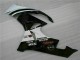 Schwarz Weiß 3M Touch4 2009-2012 ZX6R Motorrad Verkleidung Schwarz Weiß 3M Touch4 2009-2012 ZX6R Motorrad Verkleidung