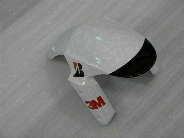 Schwarz Weiß 3M Touch4 2009-2012 ZX6R Motorrad Verkleidung Schwarz Weiß 3M Touch4 2009-2012 ZX6R Motorrad Verkleidung