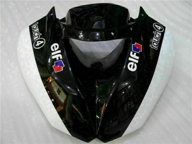 Schwarz Weiß 3M Touch4 2009-2012 ZX6R Motorrad Verkleidungen Schwarz Weiß 3M Touch4 2009-2012 ZX6R Motorrad Verkleidungen