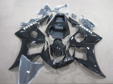 Schwarz Weiß Aufkleber 2003-2005 YZF R6 Motorrad Verkleidung
