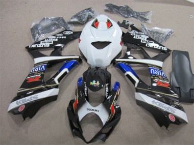 Schwarz Weiß Blau 2007-2008 GSXR 1000 Motorrad Verkleidung