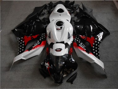 Schwarz Weiß Rot 2009-2012 CBR600RR Motorrad Verkleidung