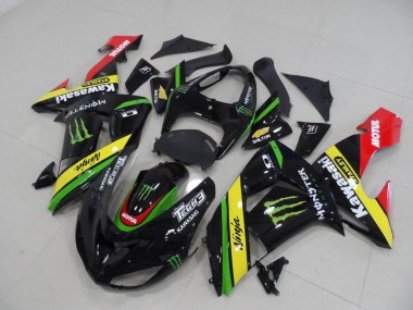 Schwarz gelbes Monster 2006-2007 ZX10R Motorrad Verkleidung